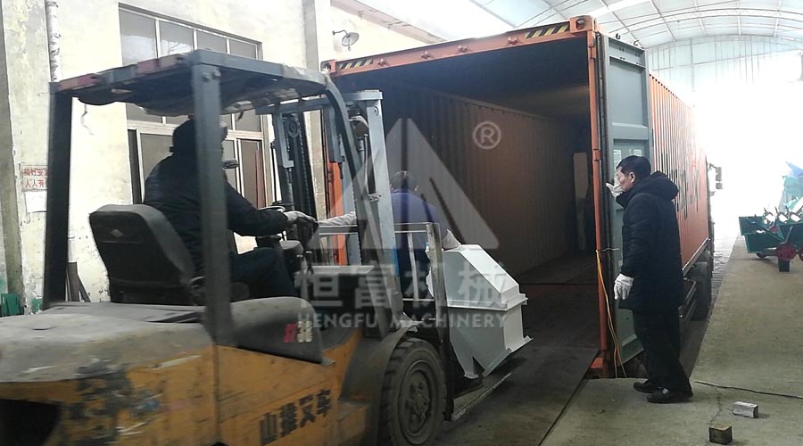 厄瓜多尔颗粒饲料机组集装箱发货